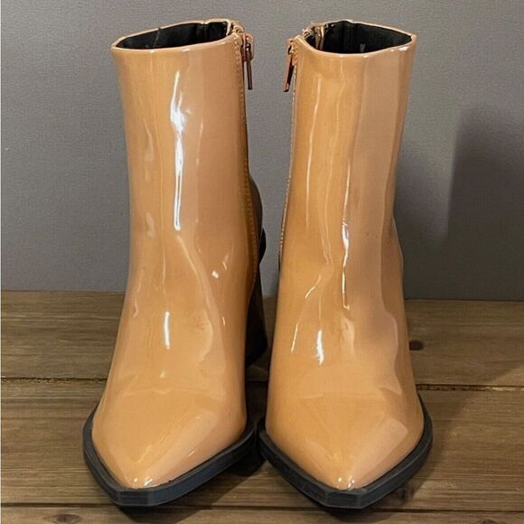 BP LOREN Women's Tan Ankle Boots - Picture 5 of 10